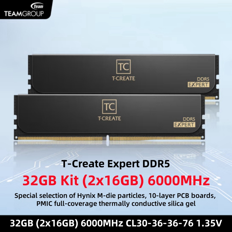 TEAMGROUP T-Create Expert CL30 - Ddr5 Memory 评论和价格