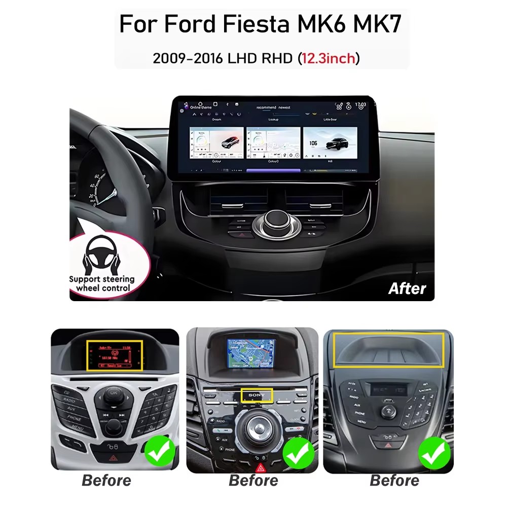 12.3-inch-For-Ford-Fiesta-MK6- - Ddr5 Ram 评论和价格