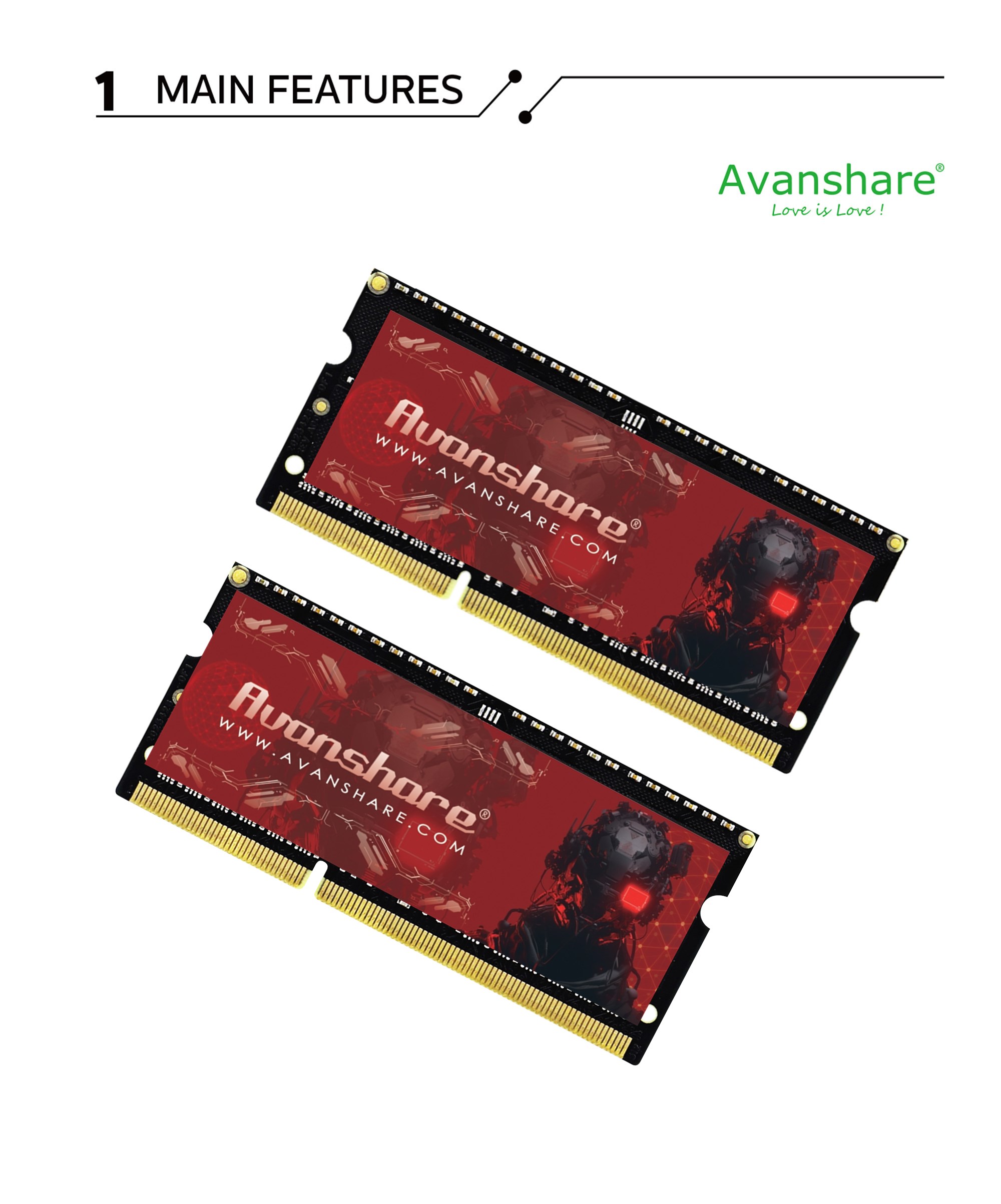 Avanshare Ram Memory DDR5 DDR4 - Ddr5 4800Mhz 评论和价格